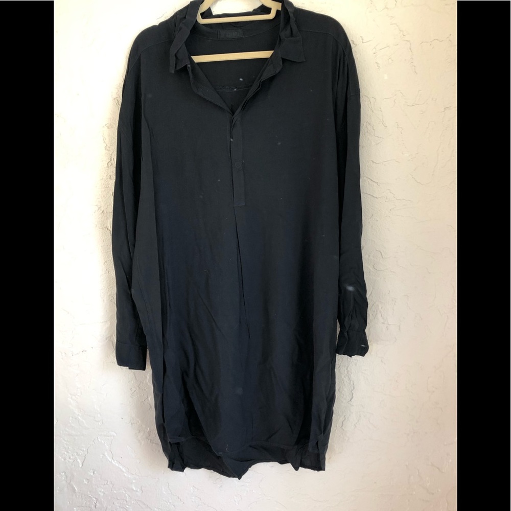 Black maternity dress